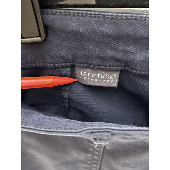 NWT NYDJ Womens Sz 16 Blue Zach Peacoat Straight Ankle Chino Pants - Picture 5 of 10